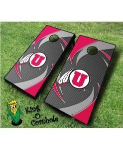 utah utes NCAA cornhole boards Swoosh