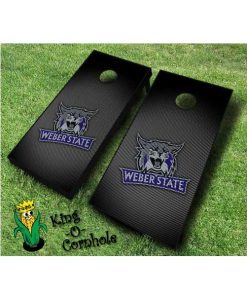 weber state wildcats NCAA cornhole boards Slanted