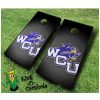 western carolina catamounts NCAA cornhole boards Slanted