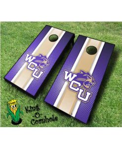 Western Carolina-Striped-Cornhole-Boards