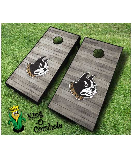 wofford terriers NCAA cornhole boards Distressed