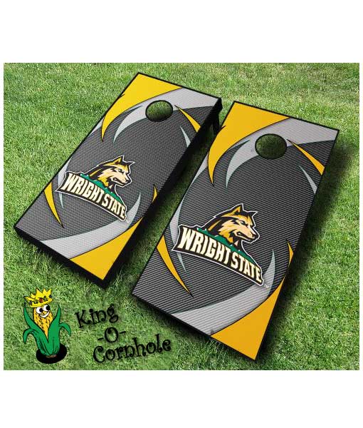 wright state raiders NCAA cornhole boards Swoosh