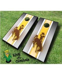 wyoming cowboys NCAA cornhole boards-Stripe