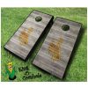 wyoming cowboys NCAA cornhole boards Distressed