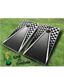 Racing Cornhole Board Game Set